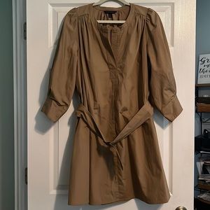 Banana Republic khaki shirt dress